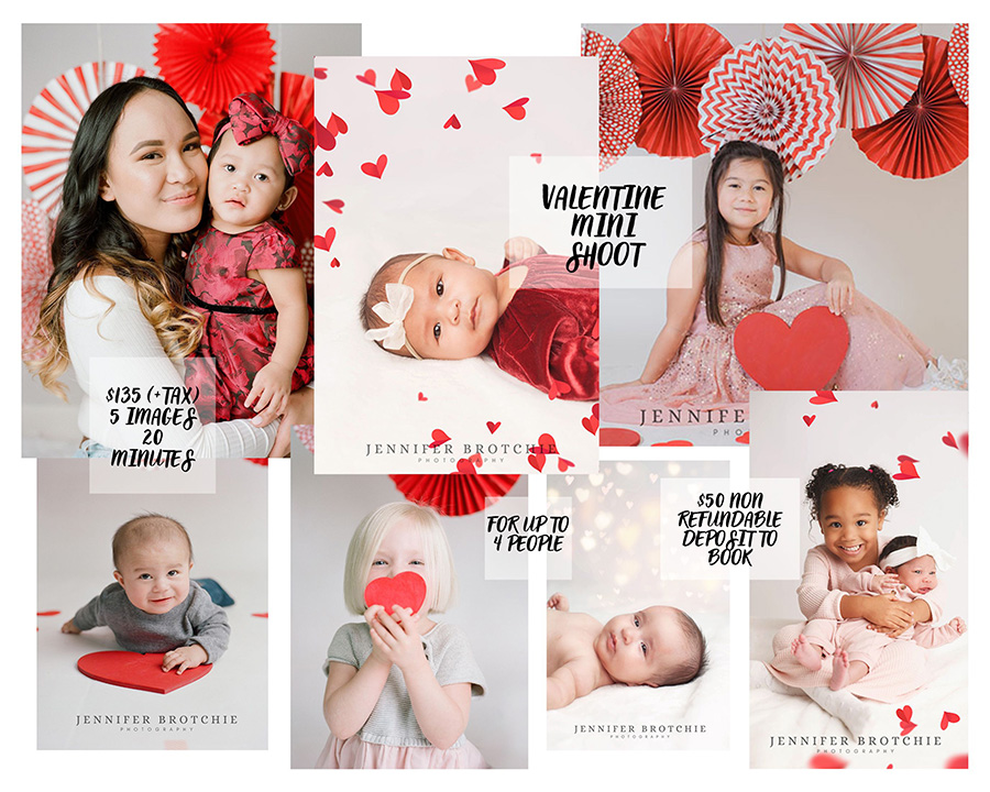 Redlands Valentines Mini Shoots, Affordable Packages