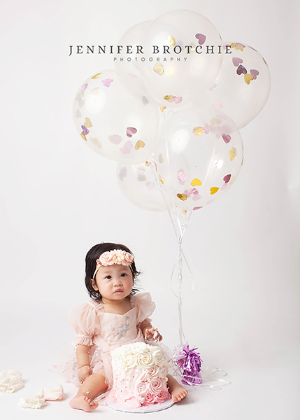 Redlands Cake Smash Shoot, Baby Birthday Studio Photoshoot